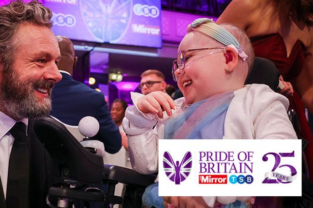 Michael Sheen backs Pride of Britain hero Florrie Bark, 8, to reach £1million by Christmas