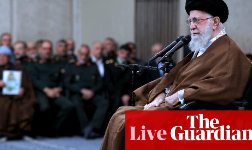 Middle East crisis live: Iran supreme leader says ‘it would be wrong to say Israeli attack did not matter’