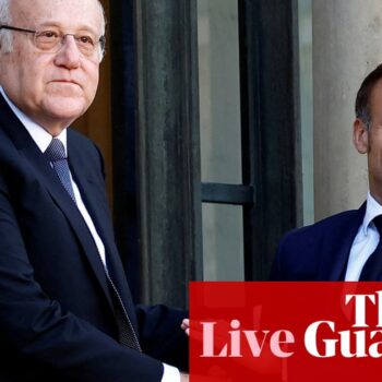 Middle East crisis live: Macron calls for end to fighting in Lebanon and criticises Israel incursion