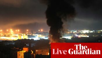 Middle East crisis live: heavy Israeli airstrikes hit Beirut as up to 18 reported killed in attack on Gaza mosque