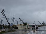 Milton makes landfall: Florida is hit with 'catastrophic' flooding while 120mph winds batter state and millions are left without power - as Biden warns 'communities could be wiped out'