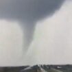 Moment tornado rips through major highway as Florida braces for Hurricane Milton