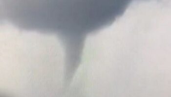 Moment tornado rips through major highway as Florida braces for Hurricane Milton