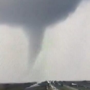 Moment tornado rips through major highway as Florida braces for Hurricane Milton