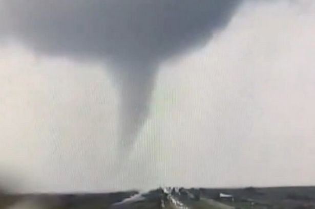 Moment tornado rips through major highway as Florida braces for Hurricane Milton