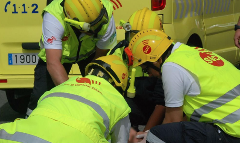 Muere un motorista de 55 años tras una caída en Gran Canaria