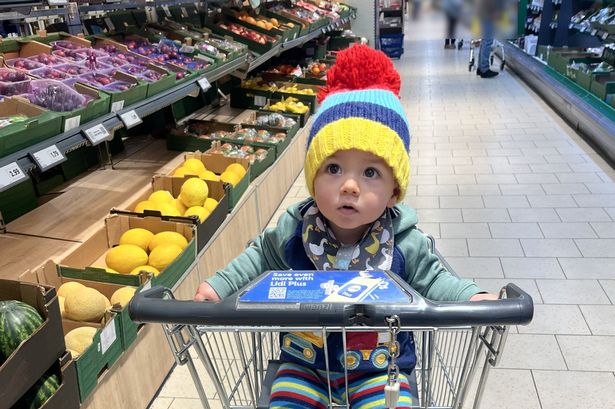 Mum claims Lidl trolley crushed her baby when it rolled off kerb and flipped over