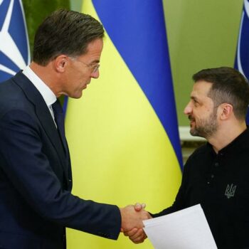 NATO chief Mark Rutte visits Kyiv