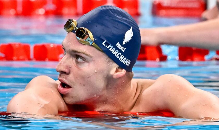 Natation: victoire et record de France du 400m 4 nages pour Léon Marchand à Incheon