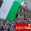 News live: thousands of pro-Palestinian supporters to rally across major cities; Australians evacuate Lebanon to Cyprus