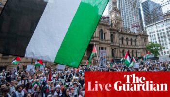 News live: thousands of pro-Palestinian supporters to rally across major cities; Australians evacuate Lebanon to Cyprus