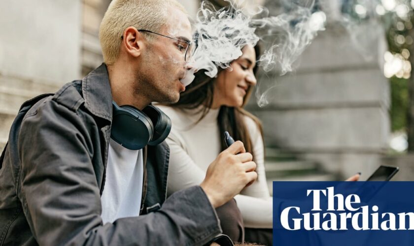 One million people in England vape despite never having smoked regularly, study finds