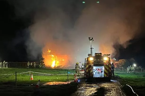 Ower fire: Huge blaze erupts after campervan set alight as locals urged to shut windows