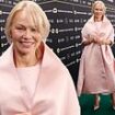 Pamela Anderson, 57, looks incredible in baby pink midi dress as she picks up prestigious award at the 20th Zurich Film Festival