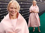 Pamela Anderson, 57, looks incredible in baby pink midi dress as she picks up prestigious award at the 20th Zurich Film Festival