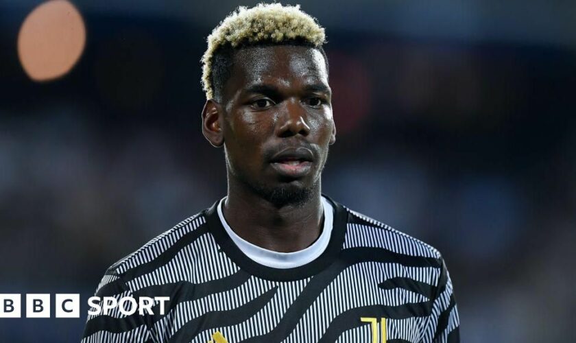 Paul Pogba playing for Juventus