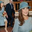 Queen Mary of Denmark beams in cool green as she heads to opening of parliament with King Frederik