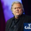 Steve Bannon peddles US election conspiracy theories on podcast hours after prison exit