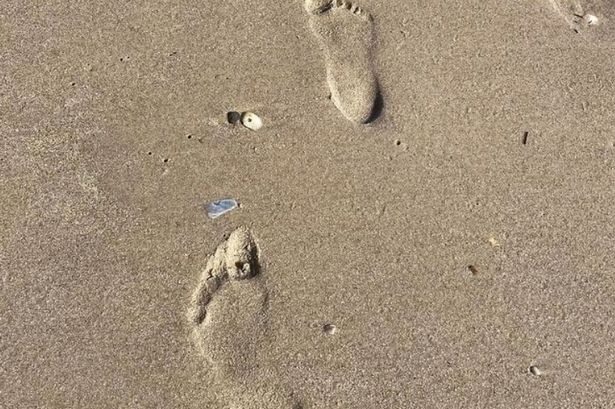 Terrifying optical illusion of footprints has left people's 'minds melting'