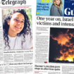 The Papers: 'Gray ousted' and 'Israel remembers'