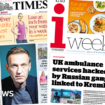 The Papers: 'Investment plan chaos' and 'ambulance service hack'