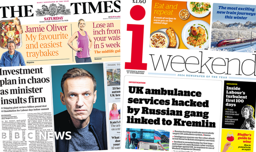 The Papers: 'Investment plan chaos' and 'ambulance service hack'