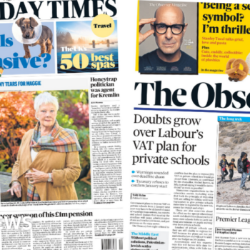 The Papers: PM's call for calm and 'private school VAT delay'