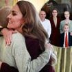 The hug that says 'I'm with you': Kate Middleton embraces young cancer-stricken photographer at Windsor Castle in poignant first pictured engagement