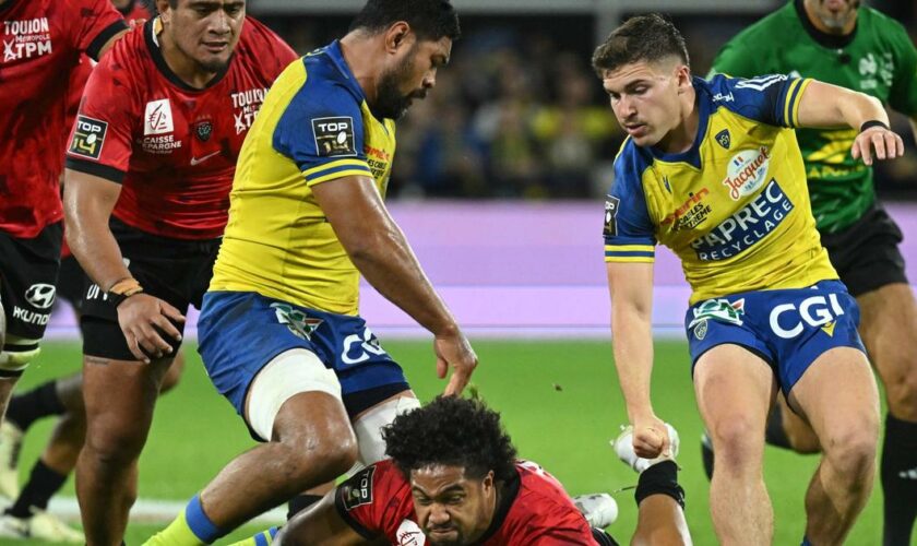 Top 14 : Clermont renverse Toulon au terme d’une fin de match tendue