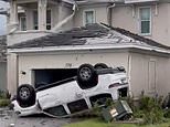 Tornado tears path of destruction through Florida neighborhood shredding roofs and overturning cars