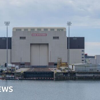 Two in hospital after major fire at UK's nuclear submarine shipyard