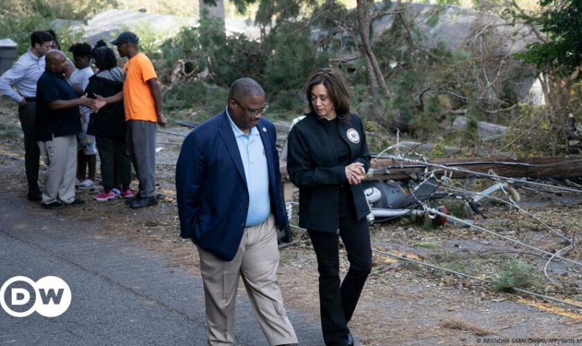 US: Kamala Harris to visit hurricane-struck North Carolina