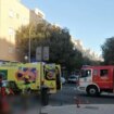 Un motorista herido tras chocar con un vehículo en el barrio de San Jerónimo de Sevilla