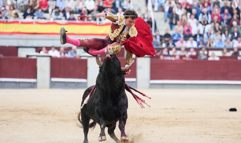 Una dramática cogida de Roca Rey desata la guerra civil en Las Ventas