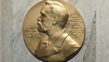 Nobelpreis-Plakette