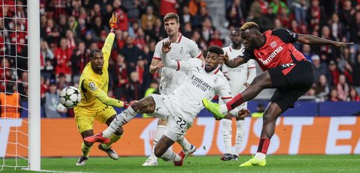 Victor Boniface war Matchwinner für Bayer Leverkusen gegen AC Milan in der Champions League