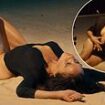 Victoria Beckham sends temperatures soaring as she strips down to a tiny bodysuit in VERY racy behind-the-scenes clip from her fragrance launch