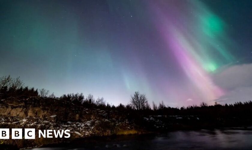 Watch: Northern lights over Iceland in sped-up footage