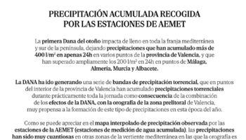 ¿Por qué esta DANA ha sido tan destructiva? "La tormenta era absolutamente descomunal, pocas veces he visto algo así"