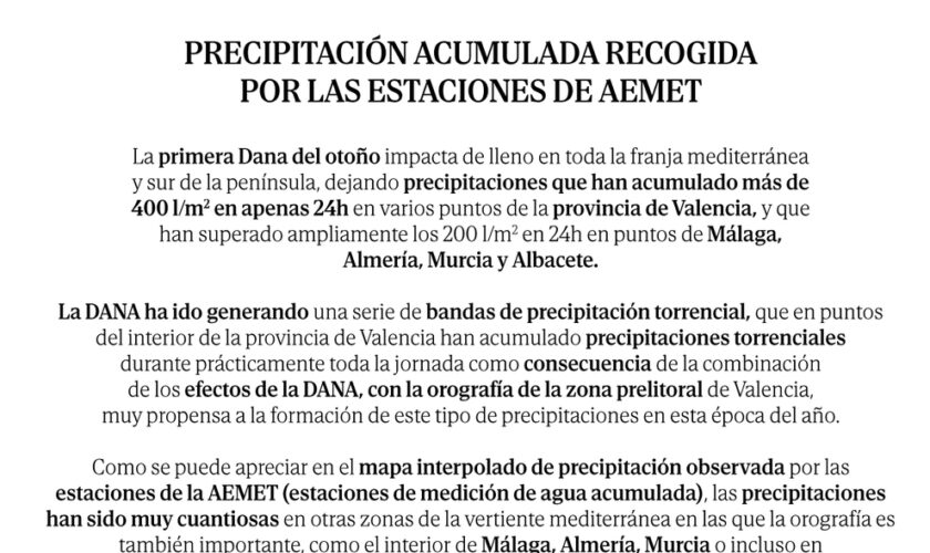 ¿Por qué esta DANA ha sido tan destructiva? "La tormenta era absolutamente descomunal, pocas veces he visto algo así"