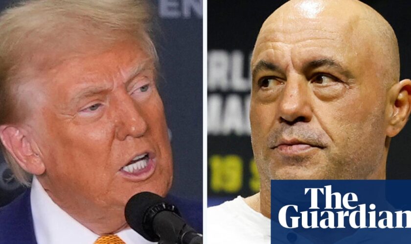 ‘A lot of fun’: will Trump’s rambling Joe Rogan interview rally young men?