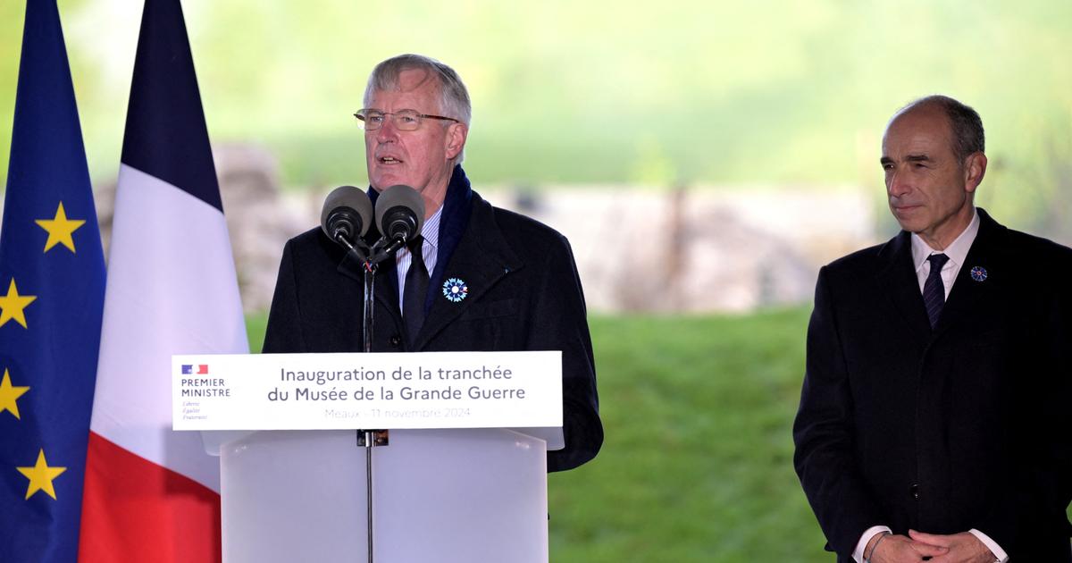 11 Novembre: reprenant le flambeau du mémoriel, Barnier appelle au «sursaut collectif»