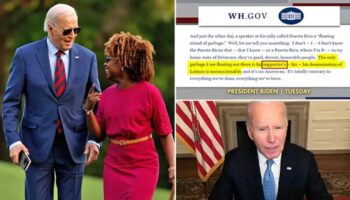 Biden’s staff edited transcript of his ‘garbage’ insult despite concerns and more top headlines