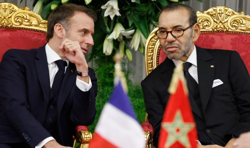 Face au roi du Maroc Mohammed VI et le président français Emmanuel Macron, de nombreux accords ont été scellés à Rabat le 28 octobre 2024.