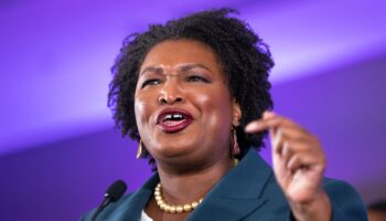 Stacey Abrams claims voter suppression in Georgia despite record early turnout