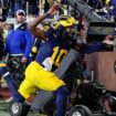 Michigan's trick play fails miserably; backup quarterback gets leveled by television camera