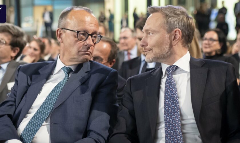 „Von Union übernommen“: Merz lobt Lindners Wirtschaftspapier