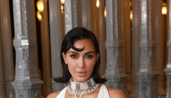 Kim Kardashian spotted in iconic Princess Diana pendant at Los Angeles gala