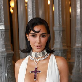 Kim Kardashian spotted in iconic Princess Diana pendant at Los Angeles gala