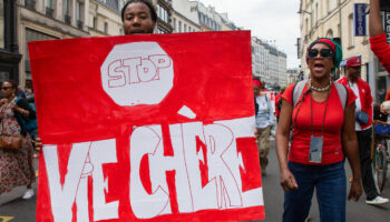 «Békés insatiables», «Rèspektém nous» : Antillais et Kanaks défilent à Paris contre la vie chère en Outre-mer